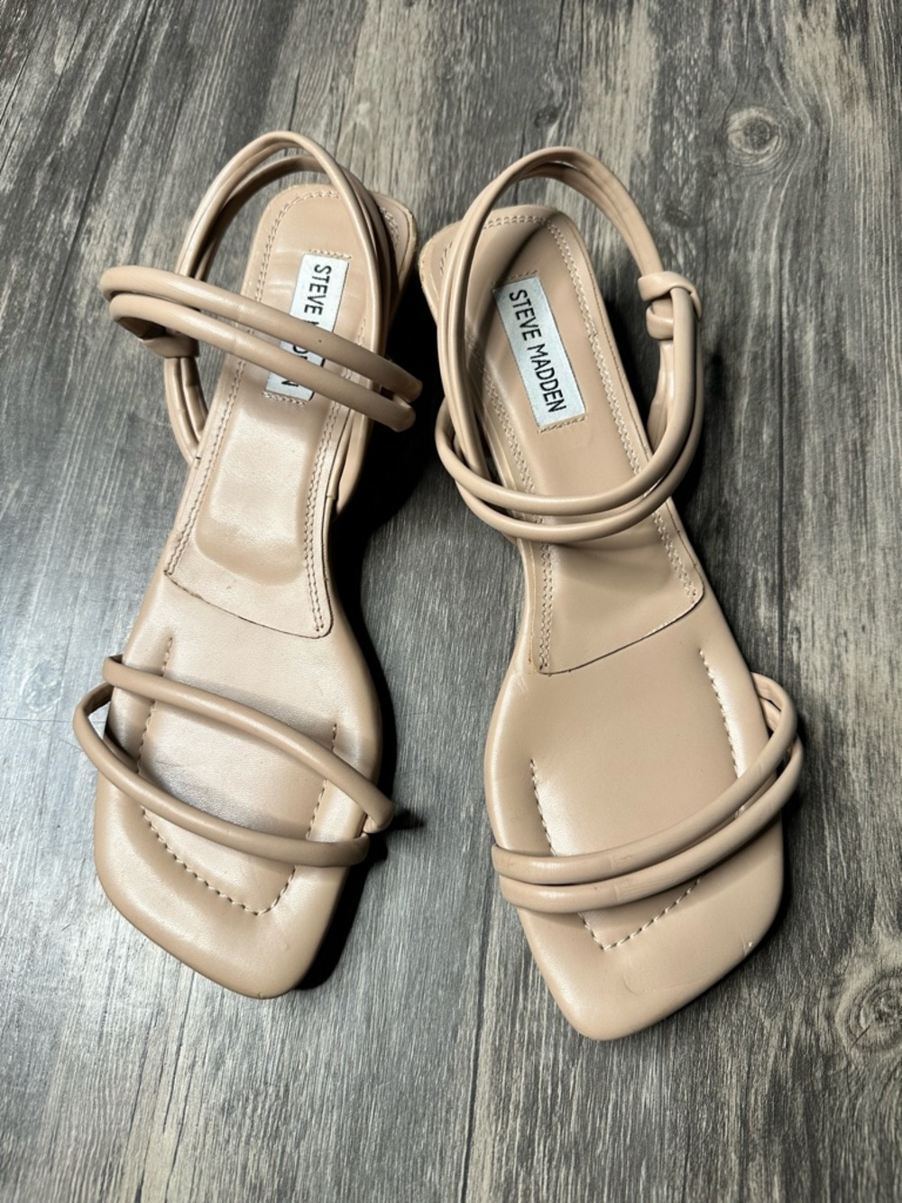 Steve Madden Women's Nude Strappy Sandals